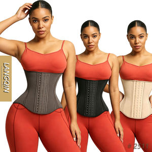 Corset de maintien et de mise en forme pour femme, personnalisé, en latex naturel respirant, avec rembourrage effet soie glacée, pour le sport et le fitness - Product Image 1