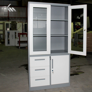 Armoire de rangement en métal moderne, <span class=keywords><strong>bibliothèque</strong></span> scolaire personnalisée, verre, <span class=keywords><strong>bureau</strong></span>, vente en gros pour la chambre à coucher, la cuisine, le <span class=keywords><strong>bureau</strong></span> à domicile, la salle de bain - Product Image 2