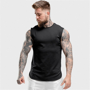 New Quick Dry <b>Mens</b> Seamless Tank Top Gym Fitness Sports Tank Top Custom Polyester Running <b>Singlet</b> - Product Image 2