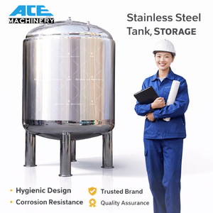 Tanque/Contenedor Vertical de Acero Inoxidable para Leche y Agua, de Grado Alimenticio e Higiénico - Product Image 1