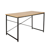 Fournisseur direct d'usine, table de bureau moderne en MDF avec cadre en métal de 120 cm, pour bureau à domicile, bureau d'ordinateur