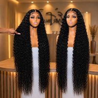 Perruque Lace Front HD Transparente 13x4 en Cheveux Indiens Bruts, Sans Colle, Prête à Porter, Pré-Décolorée, Nœuds Simples, Densité 150% 180% 250%