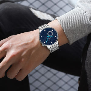 REWARD RD611265M Reloj de Pulsera de Moda Luminoso a Prueba de Agua con Fecha, Reloj Deportivo para Hombre, Reloj de Cuarzo de Acero Inoxidable para Hombre de Negocios - Product Image 4