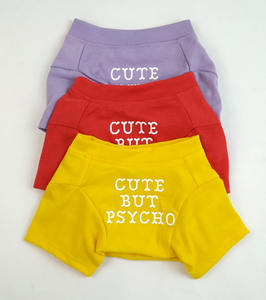 À l'intérieur de maman papa petite Miss bouledogue français Pet chien t-shirt gilet pour animaux de compagnie lettre impression chien à deux pattes tissu col rond gilet pour l'été - Product Image 5