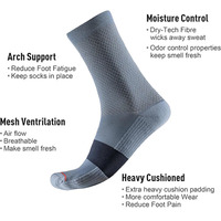 Chaussettes de sport pour hommes, confortables, respirantes, absorbant la transpiration, séchage rapide, logo personnalisé, cyclisme