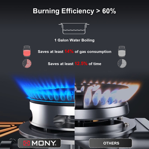 Moni nhà máy Tùy chỉnh cao cấp hộ gia đình nhà bếp Defendi Burner HOB được xây dựng trong khí đung - Product Image 3
