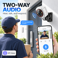 Caméra portable Wistino Mini 4G AOV 3MP, caméra de poche pour vlog, zoom 12X, vidéo en continu, caméra corporelle portable avec carte SIM Cloud