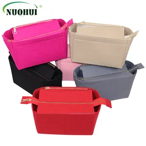 Frauen Filz Toiletten artikel Geldbörse Tasche Einsatz Handtasche Organizer abnehmbare Geldbörse Filz Organizer Filz Einsatz Handtasche Make-up Kosmetik tasche