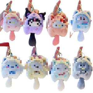 Venta al por mayor llavero de felpa lindo juguete suave felpa de dibujos animados juguetes de peluche llaveros promocionales - Product Image 5