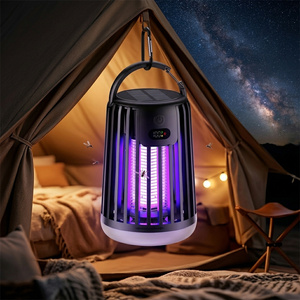 Lámpara Solar Antimosquitos, Trampa para Moscas Portátil, Luz UV Recargable, Eliminador de Insectos Eléctrico, Repelente de Plagas, Control de Insectos, USB, LED, Arte - Product Image 1