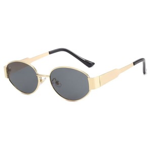 Nouvelles lunettes de soleil ovales rétro pour femmes, anti-UV de haute qualité, effet amincissant du visage, style européen et américain, lunettes de soleil tendance - Product Image 5