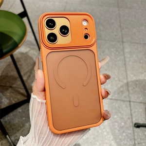 Funda de teléfono de tacto suave negro mate con orificio preciso para iPhone 17, 16, 15, 14 Pro Max, funda para iPhone 17 Pro Max con orificio para la cámara - Product Image 6
