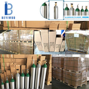 Tabung Gas Oksigen Aluminium Medis Portabel DOT TPED ENISO dengan Regulator - Product Image 6