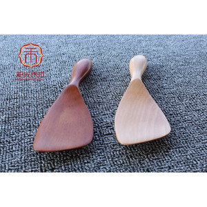 Japanese Style Wooden Rice Paddle Set 6 Pieces Hand Carved Natural Wood Spatula For Serving Rice And Cooking Utensils - Product Image 5