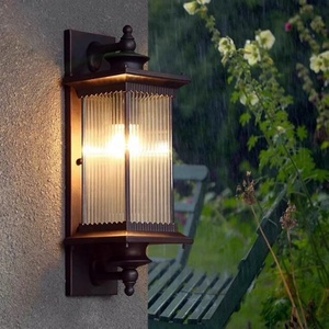 Hiện Đại Tối Giản Nước Bằng Chứng Màu Đen Ánh Sáng Sân Vườn Ngoài Trời Tường Đèn Ban Công Hành Lang Trang Trí Ngoài Trời Tường Đèn Ánh Sáng - Product Image 2