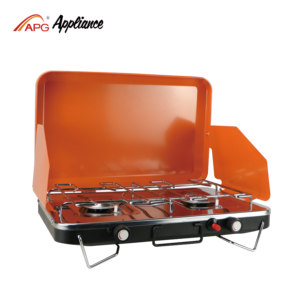 Estufa <span class=keywords><strong>de</strong></span> <span class=keywords><strong>Butano</strong></span> Portátil Ultraligera APG para Picnic, Estufa <span class=keywords><strong>de</strong></span> Gas <span class=keywords><strong>de</strong></span> 2 Quemadores, Estufa <span class=keywords><strong>de</strong></span> Jardín, Parrilla <span class=keywords><strong>de</strong></span> Gas Portátil - Product Image 2