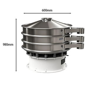 Bột công nghiệp sieving ROTARY rung màn hình sifter máy sản lượng cao thép không gỉ rung sàng - Product Image 6