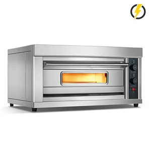 Control de temperatura tradicional Cocina comercial Máquina para hornear Horno de cubierta - Product Image 6