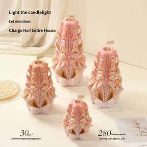 Bougie sculptée, aromathérapie, faite à la main, anniversaire, Noël, mariage, cadeau pour petite amie, souvenir, ornement <span class=keywords><strong>d</strong></span>écoratif <span class=keywords><strong>d</strong></span>'<span class=keywords><strong>ambiance</strong></span> - Product Image 3