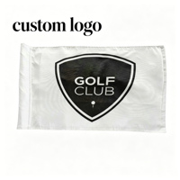 Drapeau de golf en polyester pleine grandeur, imprimé sur mesure, imperméable, pour parcours de golf et green de putting, vente en gros, produit phare