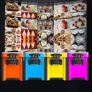 Máquina de Hielo Suave de 3 Sabores, Fácil de Usar, de Sobremesa, Comercial, con Bomba de Aire, 25CT - Product Image 6