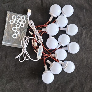 Hiện đại IP44 đánh giá 15-dimmable dẫn bóng đèn thắp sáng trang điểm Vanity gương/tủ - Product Image 6