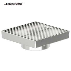 Grille de drain de <span class=keywords><strong>douche</strong></span> moderne de luxe <span class=keywords><strong>pour</strong></span> salle de bain 150x150mm en acier inoxydable SUS304/316L, antidérapante et anti-colmatage, <span class=keywords><strong>pour</strong></span> hôtels et sous-sols - Product Image 1