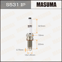 Bougie d'allumage S531IP MASUMA, technologie japonaise, pour VOLKSWAGEN POLO 1.2L CJZA TSI 04E905601 04E905612 04E905601B