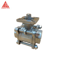 Vanne à boisseau sphérique Q911F 1/2" 3/4" 1" 1-1/2" 2" 3" 4" en acier inoxydable 304 316 filetée électrique 3 pièces