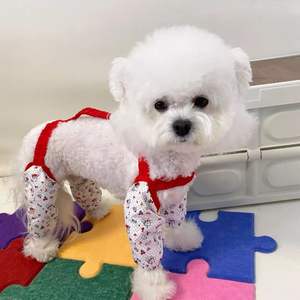 סגול אביב קיץ סתיו מכנסיים לכלב נגד אבק מכנסי הליכה נגד לכלוך חרקים סרבל ארבע רגליים מגן רגליים - Product Image 3