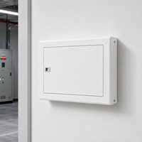 Tableau de distribution électrique étanche B&J OEM personnalisé 2R20 voies en métal sur rail DIN, boîtier de fusibles MCB, coffret de distribution de puissance