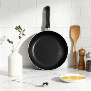 Sartén Plana Económica Directa <span class=keywords><strong>de</strong></span> Fábrica FLEY, Opciones Individuales y en Set, Utensilio <span class=keywords><strong>de</strong></span> Cocina <span class=keywords><strong>de</strong></span> <span class=keywords><strong>Hierro</strong></span> para Desayuno con Mango, Compatible con <span class=keywords><strong>Estufas</strong></span> <span class=keywords><strong>de</strong></span> Inducción y Gas - Product Image 2