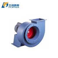 Ventilateur centrifuge industriel POPULA pour l'extraction d'air, l'aération et l'évacuation des gaz, pour centre commercial, 220V/380V, plaque en acier, CCC