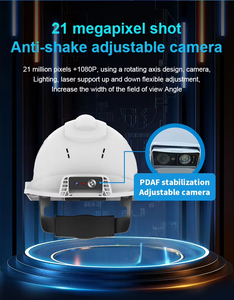 Đa chức năng thông minh mũ bảo hiểm xe máy điểm mù giám sát xây dựng trang web và lính cứu hỏa chuyên dụng máy ảnh an toàn - Product Image 2