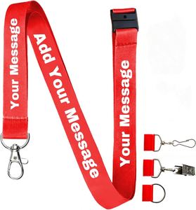 Personalized <b>Lanyard</b> with Logo Text Name, Custom Neck Strap ID Badge <b>Lanyard</b> for Keys Office School Event - Product Image 1