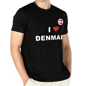 Lightweight and Breathable Denmark Fan <b>T</b>-shirt for Summer Outdoor Gatherings and Matches Promotion - Product Image 2