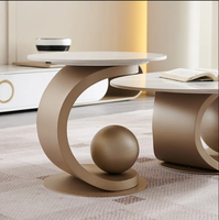 Table basse moderne en marbre, métal doré, acier inoxydable, table centrale pour canapé, meubles de salon