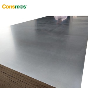 Encofrado de madera contrachapada con revestimiento de película marrón para construcción con núcleo de álamo WBP impermeable de 18mm - Product Image 2