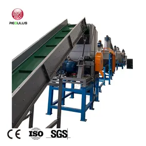 Plastic Agricultural LDPE Foil Recycling Crushing Washing Muddy Removing Drying Machine Line