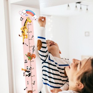 Cartoon Height Chart <b>Wall</b> Stickers Waterproof PVC Vertical Children's Rooms <b>Decorative</b> Sticker For Kids Room Measurement - Product Image 4