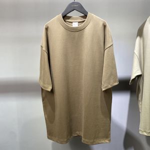 เสื้อยืดผู้ชายแบบเรียบสีพื้นสำหรับฤดูร้อน หนัก 385 กรัม แขนสั้น ไซส์ใหญ่พิเศษ ของแท้  แบบถัก ไซส์ใหญ่พิเศษ ของแท้ - Product Image 2