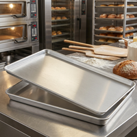 Plaque de cuisson professionnelle en aluminium antiadhésive de qualité alimentaire 60x40cm pour four, idéale pour le pain, les gâteaux, la pâtisserie et la cuisine de boulangerie