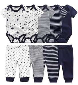 Conjunto de Ropa para Bebé Unisex de Algodón Puro Suave, de Alta Calidad, Económico, a la Moda, con Logotipo Personalizado, para Primavera/Verano - Product Image 2