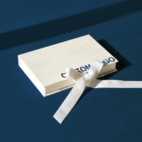 Boîte rigide magnétique de luxe avec logo personnalisé, emballage de luxe avec insert en carton pour carte de crédit, carte VIP