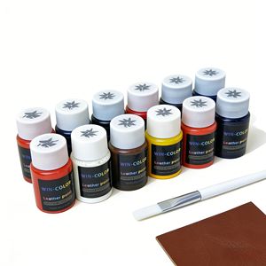 <span class=keywords><strong>Pintura</strong></span> Acrílica al Agua No Tóxica y Ecológica <span class=keywords><strong>para</strong></span> Cuero, Acabado Mate/Brillante, 12 <span class=keywords><strong>Colores</strong></span> <span class=keywords><strong>para</strong></span> Arte en Cuero, Venta al Por Mayor - Product Image 3