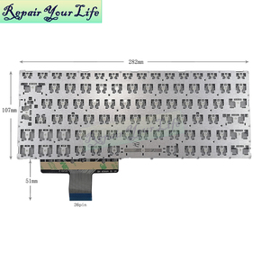 Gr Đức Mới Màu Đen Không Có Backlit Máy Tính Xách Tay Bàn Phím Cho Mechrevo <span class=keywords><strong>S1</strong></span> Pro-01 <span class=keywords><strong>S2</strong></span> Pro-01 <span class=keywords><strong>S3</strong></span> Pro-01 6066A Thay Thế Bàn Phím - Product Image 6
