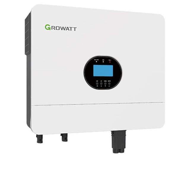 Ready Stock GROWATT SPF 6000 ES Plus Single Phase 48vdc 230vac 6KW Hybrid Off-Grid Solar Inverters With WiFi