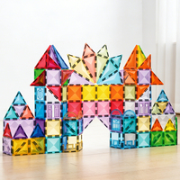 Juguetes de Bloques Magnéticos para Niños Pequeños, Bloques de Construcción Magnéticos para Niños de 3, 4, 5 y 6 Años, Juguetes STEM Montessori para Niños y Niñas