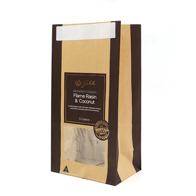 Yağlı aperatif yemek kağıdı çantası kullanılan noshery veya süpermarketler, en çok satan kahve kağıt torba baskı