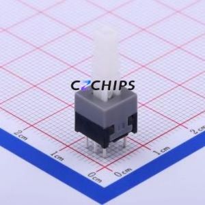 XKB8585-Z-220 <b>Push</b> <b>Button</b> <b>Switch</b> Through hole Component (THT) <b>Switch</b> Self-Locking Square <b>Button</b> Through Hole 100mA - Product Image 1